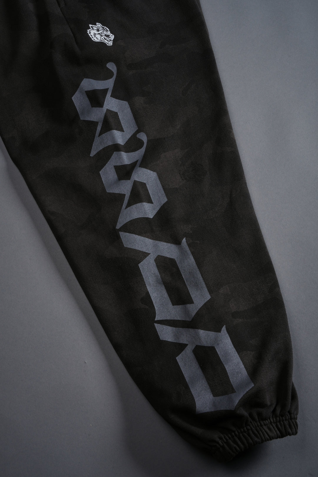 Our Mantra Lounger Sweat Pants in Black Vintage Woodland Camo