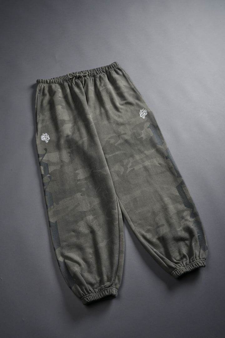 Our Mantra Lounger Sweat Pants in Lush Vintage Woodland Camo