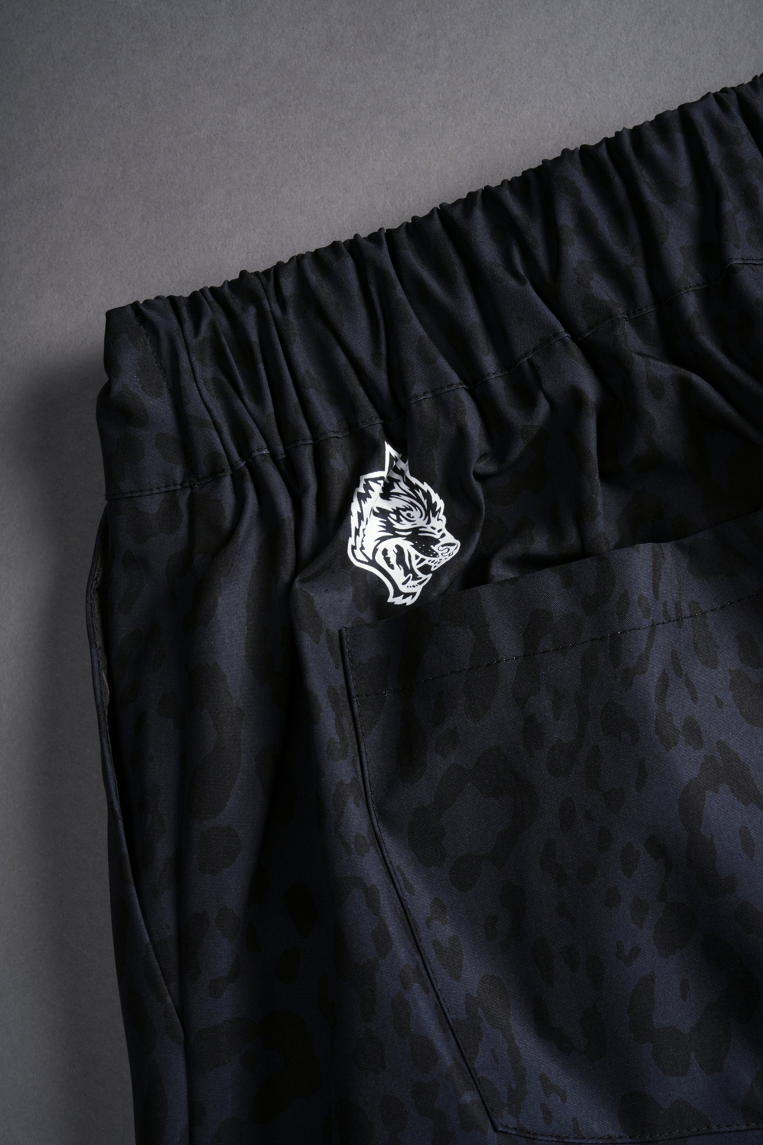 Loyalty Patch Hadi Pants in Charcoal Leopard