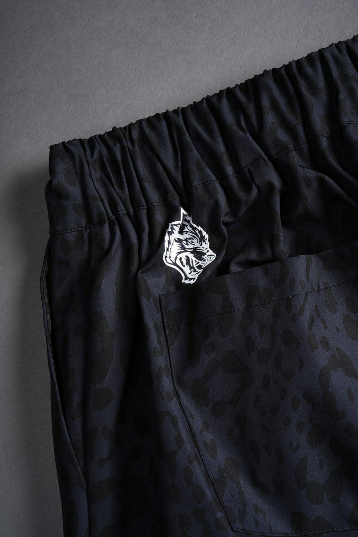 Loyalty Patch Hadi Pants in Charcoal Leopard