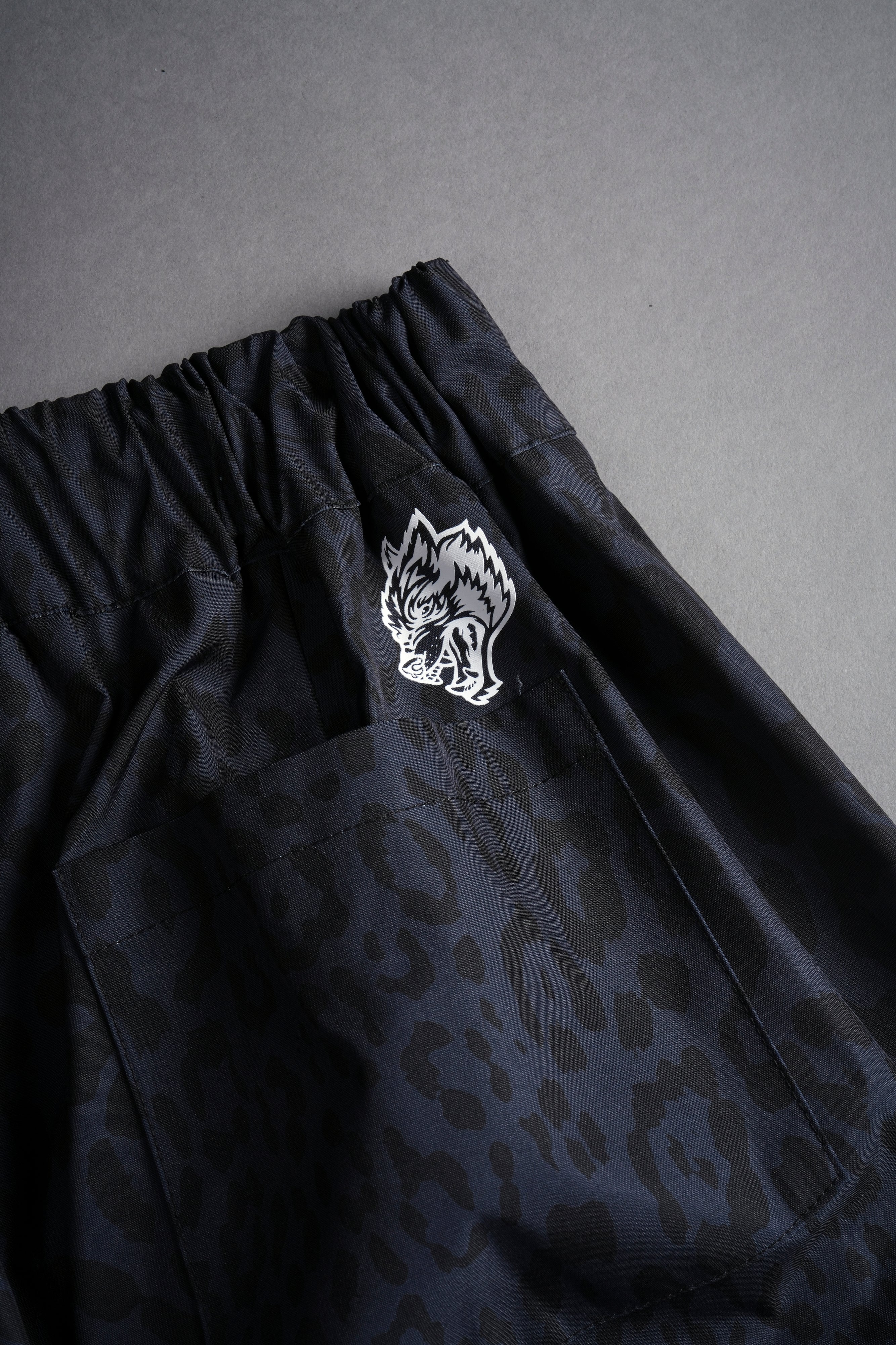 Loyalty Patch Hadi Pants in Charcoal Leopard
