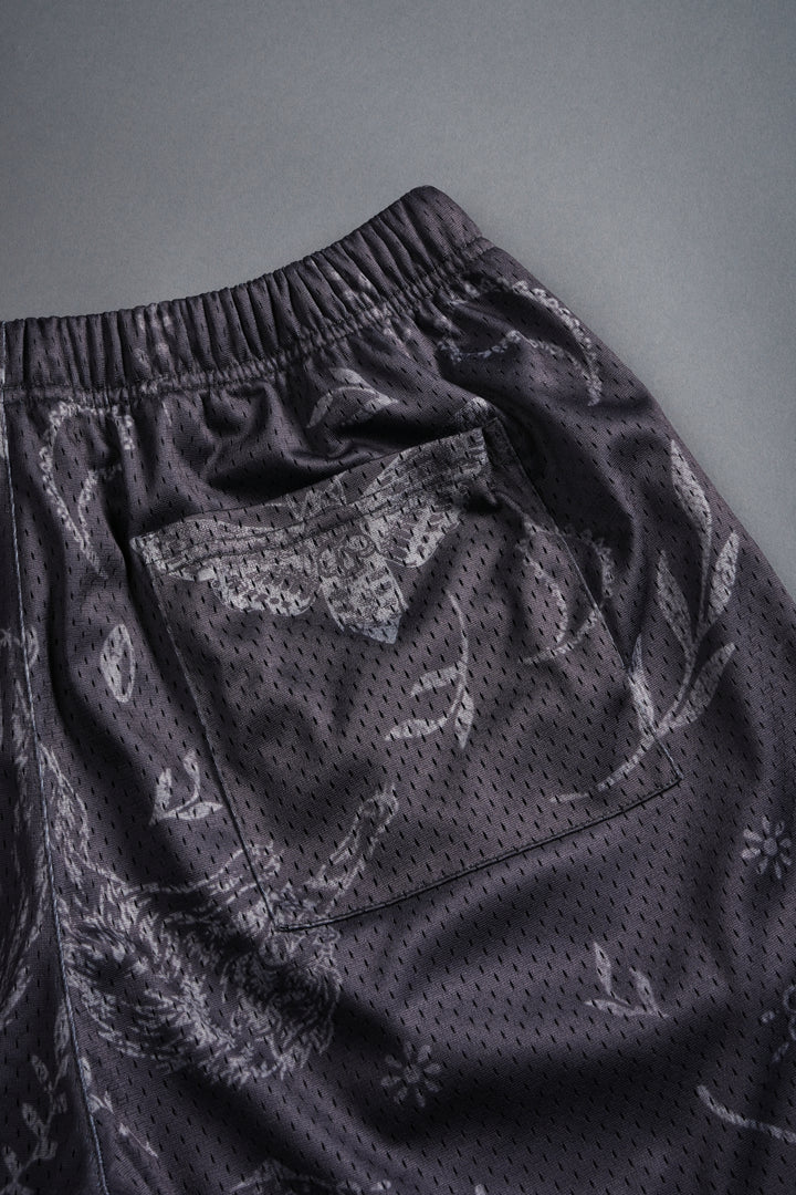 Just Look Up Mesh Shorts in Wolf Gray