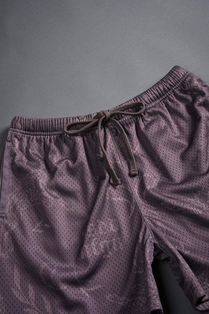 Just Look Up Mesh Shorts in Mauve
