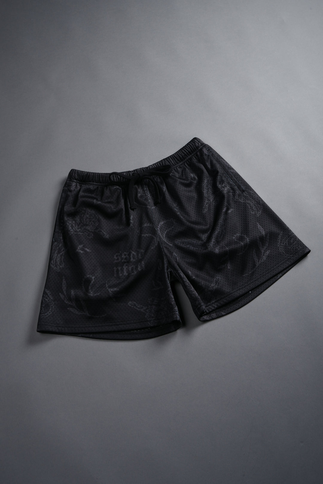 Just Look Up Mesh Shorts in Black