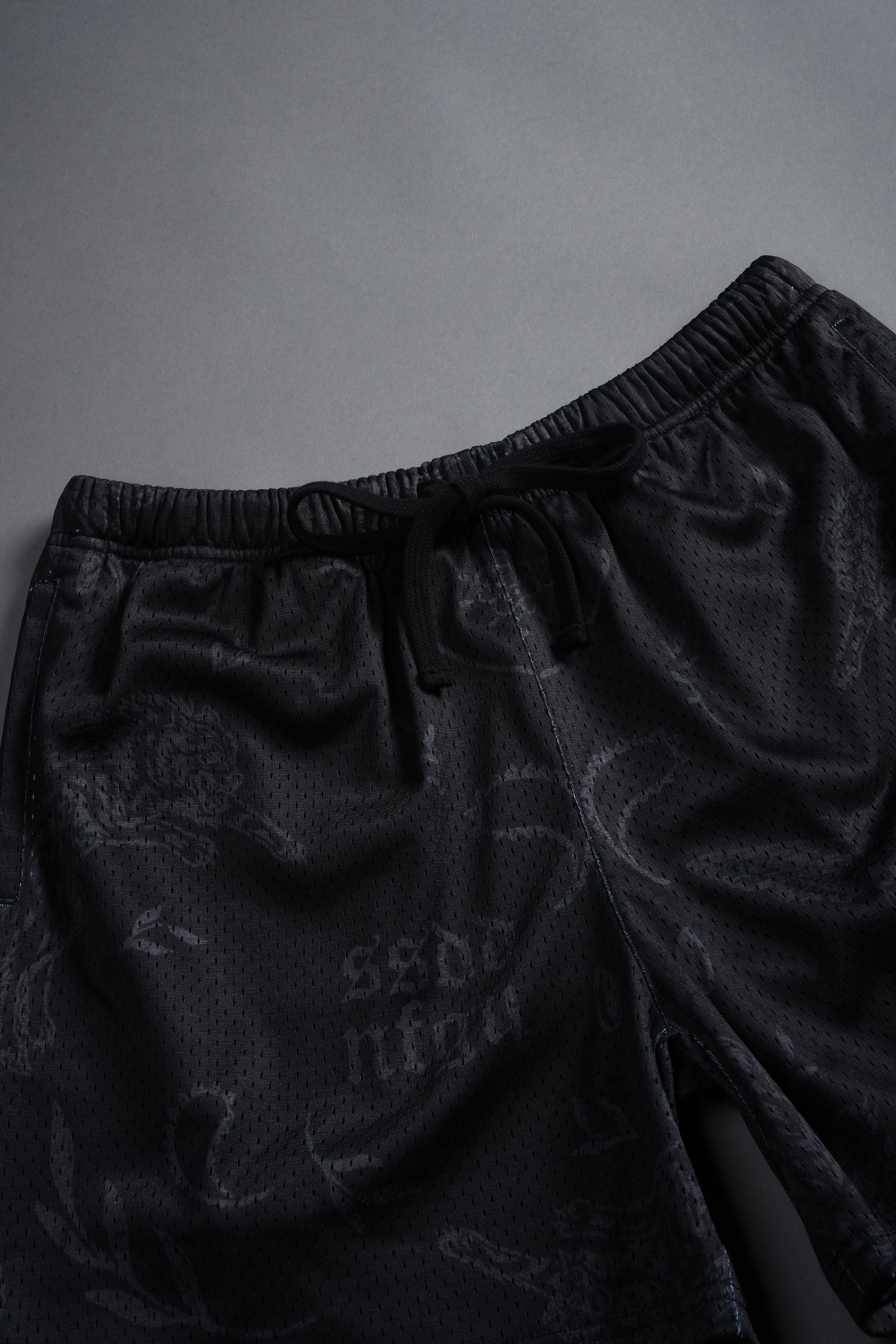 Just Look Up Mesh Shorts in Black