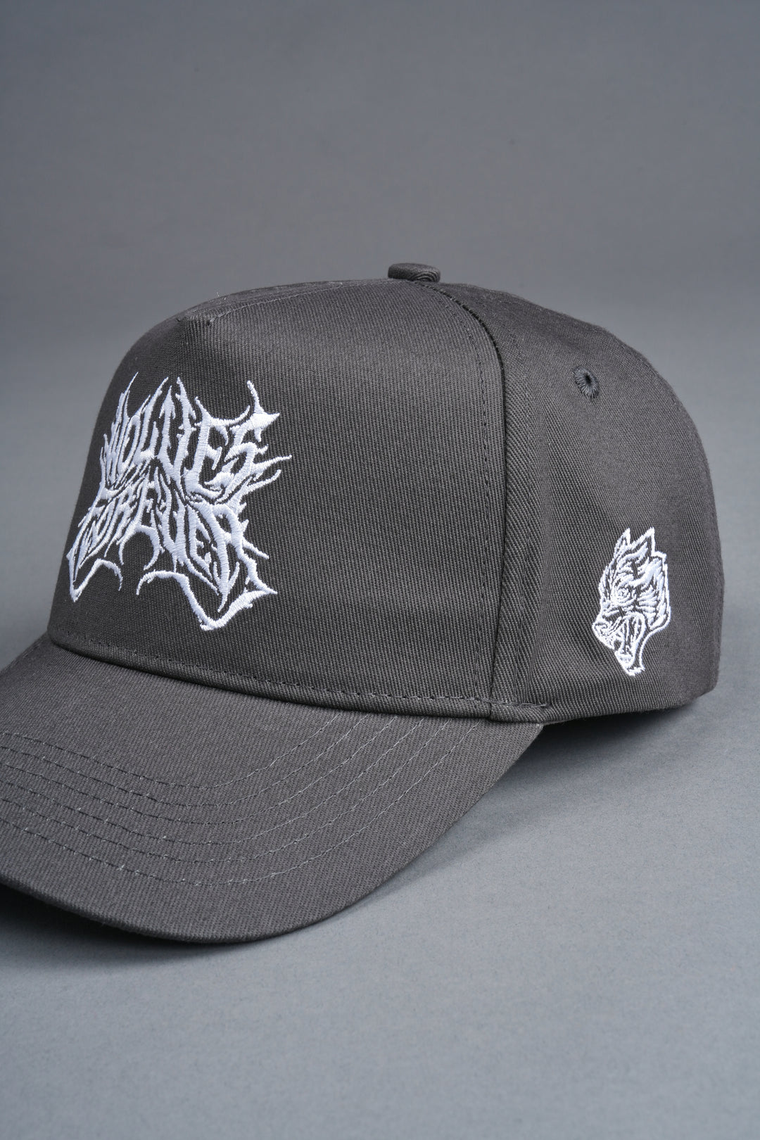 Sheer Loyalty 5 Panel Hat in Wolf Gray