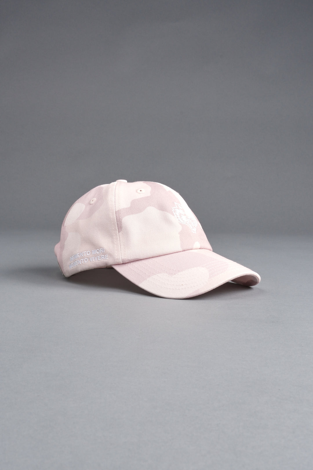 Wolf Head Forever Dad Hat V2 in Blush Vintage Woodland Camo