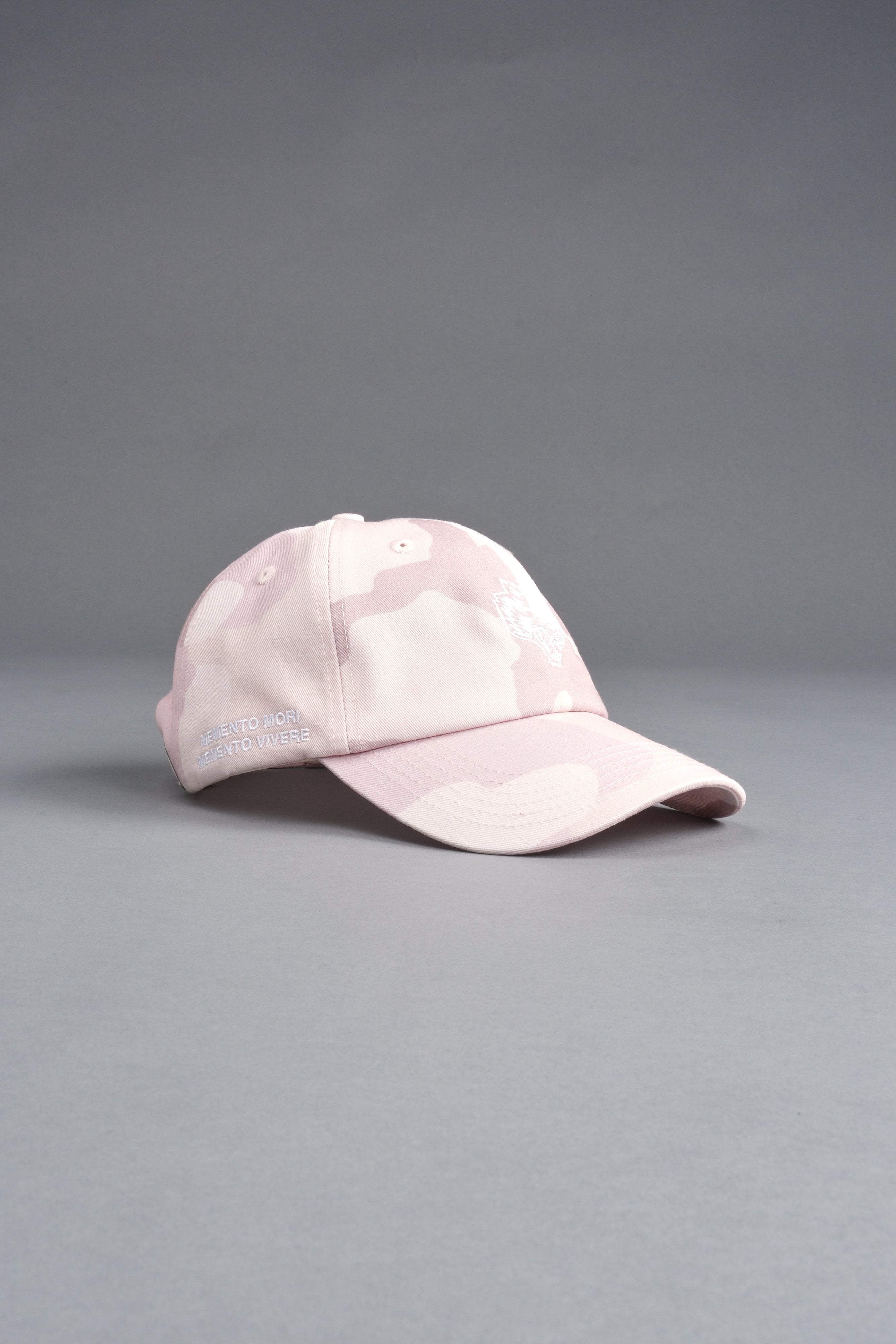 Wolf Head Forever Dad Hat V2 in Blush Vintage Woodland Camo