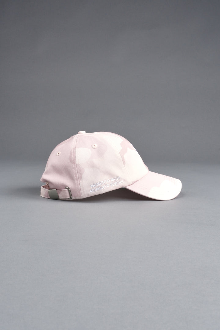 Wolf Head Forever Dad Hat V2 in Blush Vintage Woodland Camo