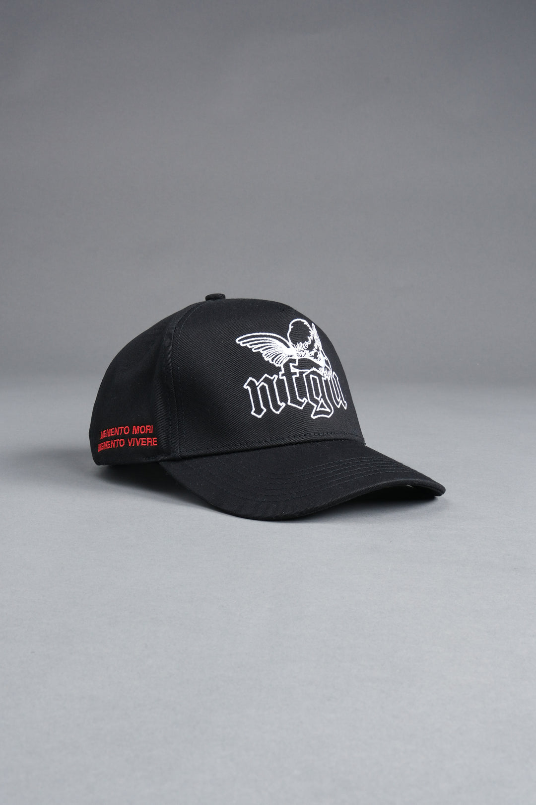Cherub NFGU 5 Panel Hat in Black