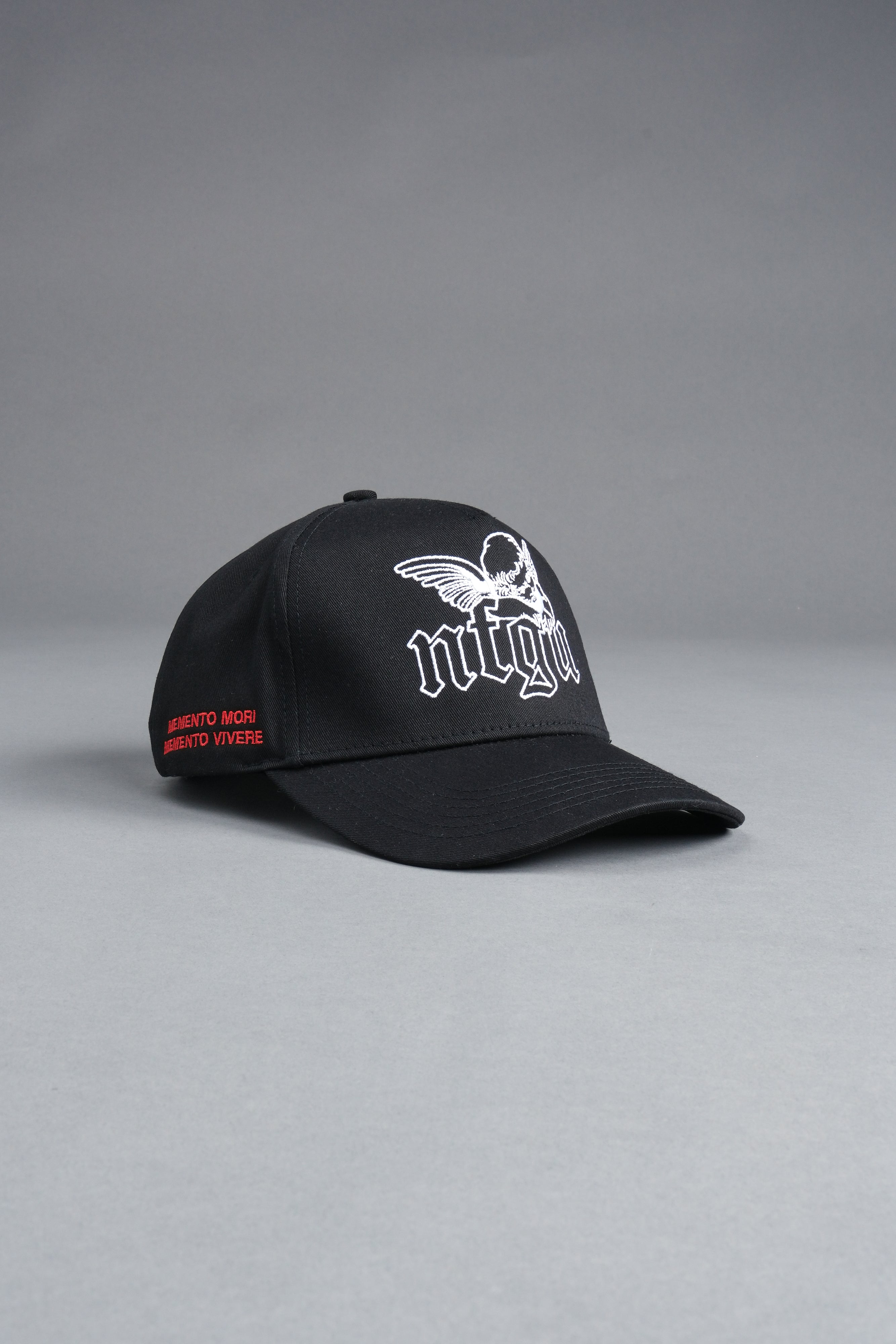 Cherub NFGU 5 Panel Hat in Black