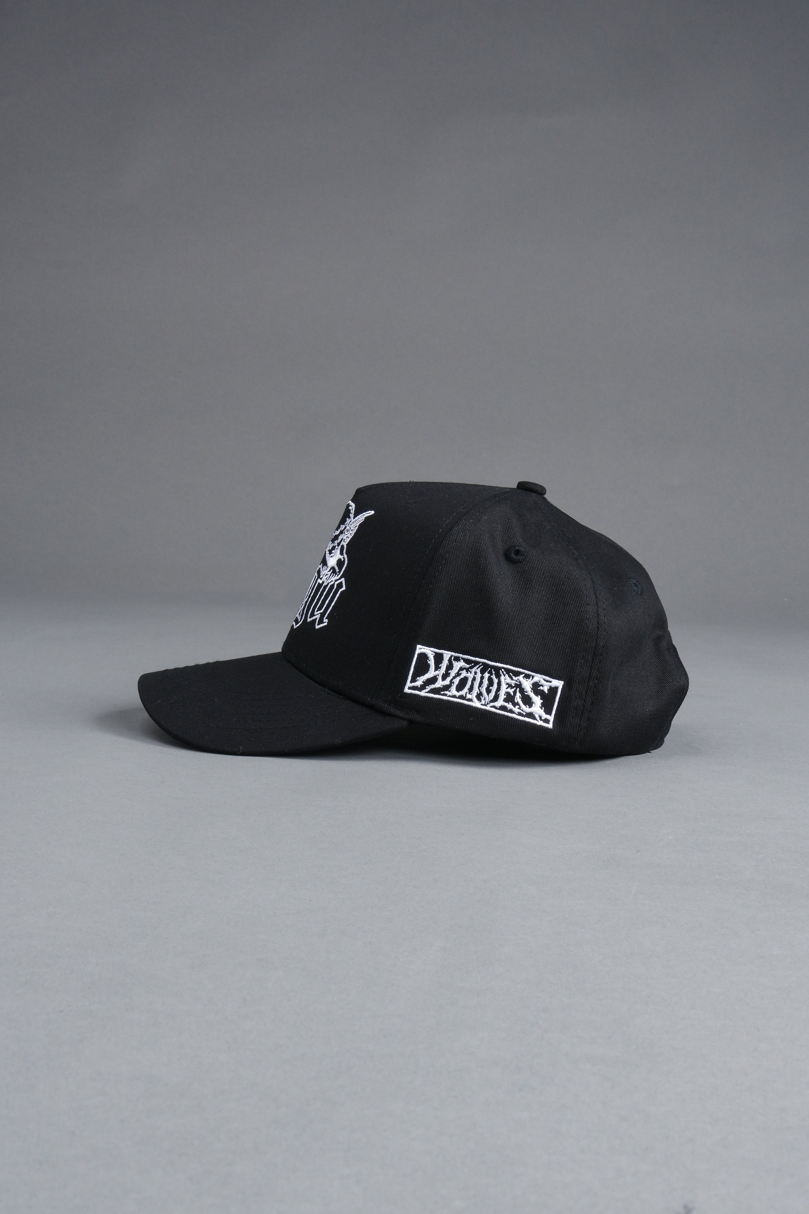 Cherub NFGU 5 Panel Hat in Black