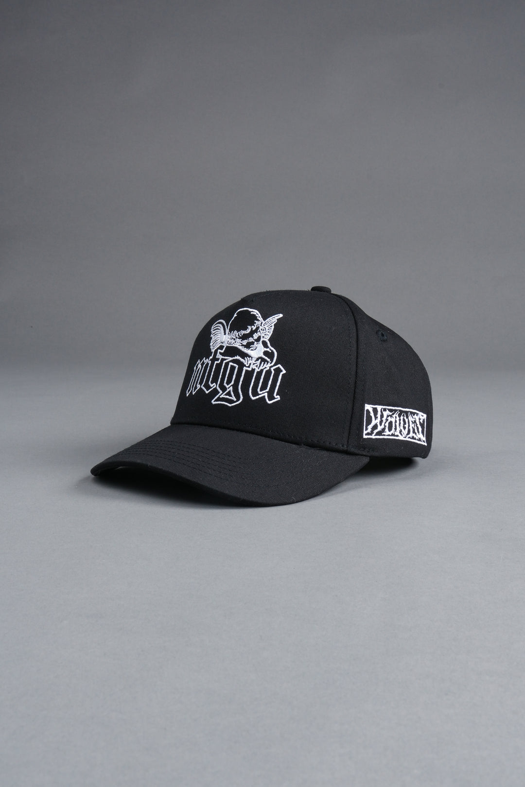 Cherub NFGU 5 Panel Hat in Black