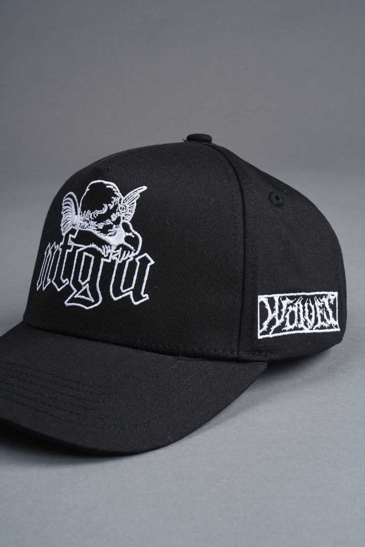 Cherub NFGU 5 Panel Hat in Black