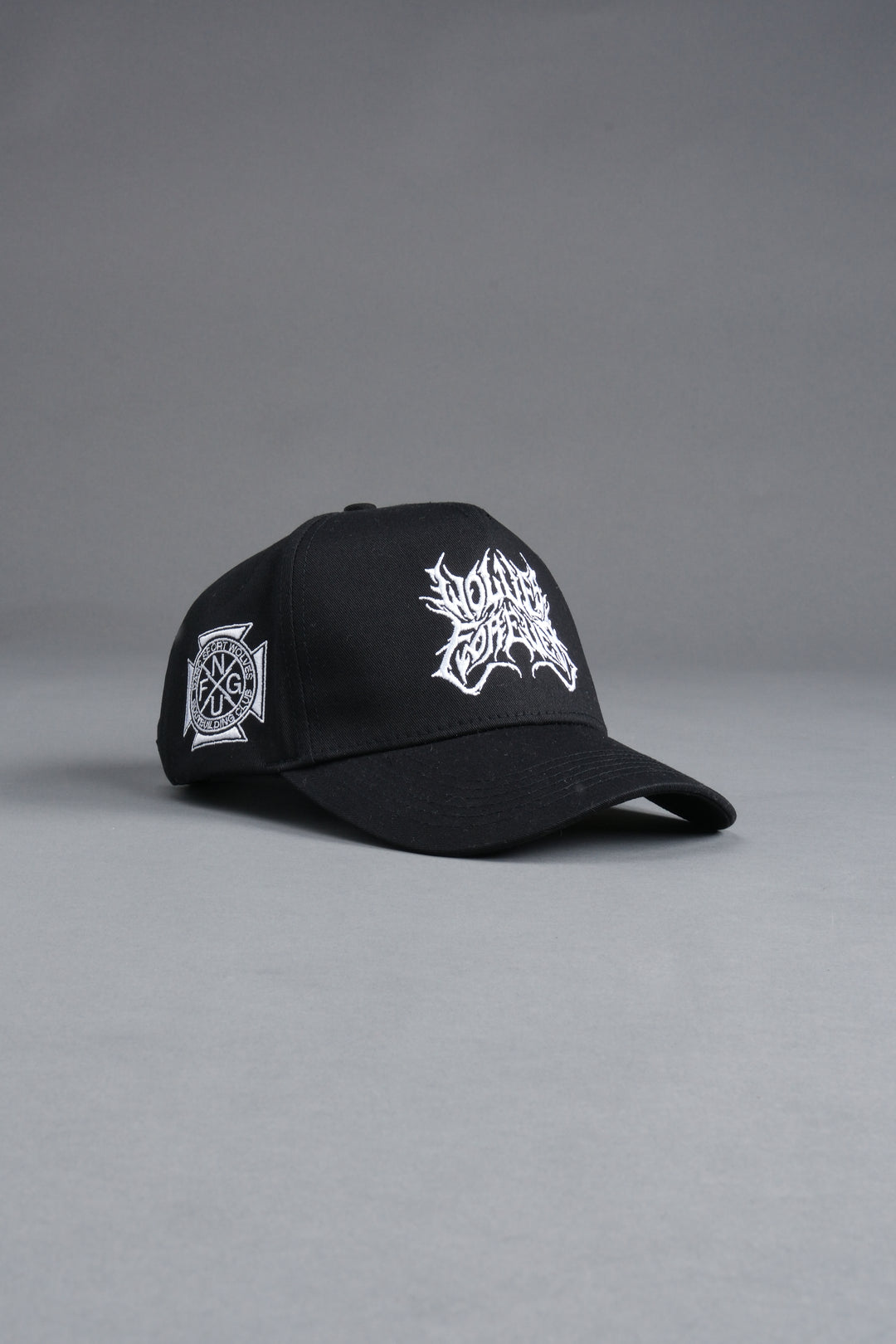 Sheer Loyalty 5 Panel Hat in Black