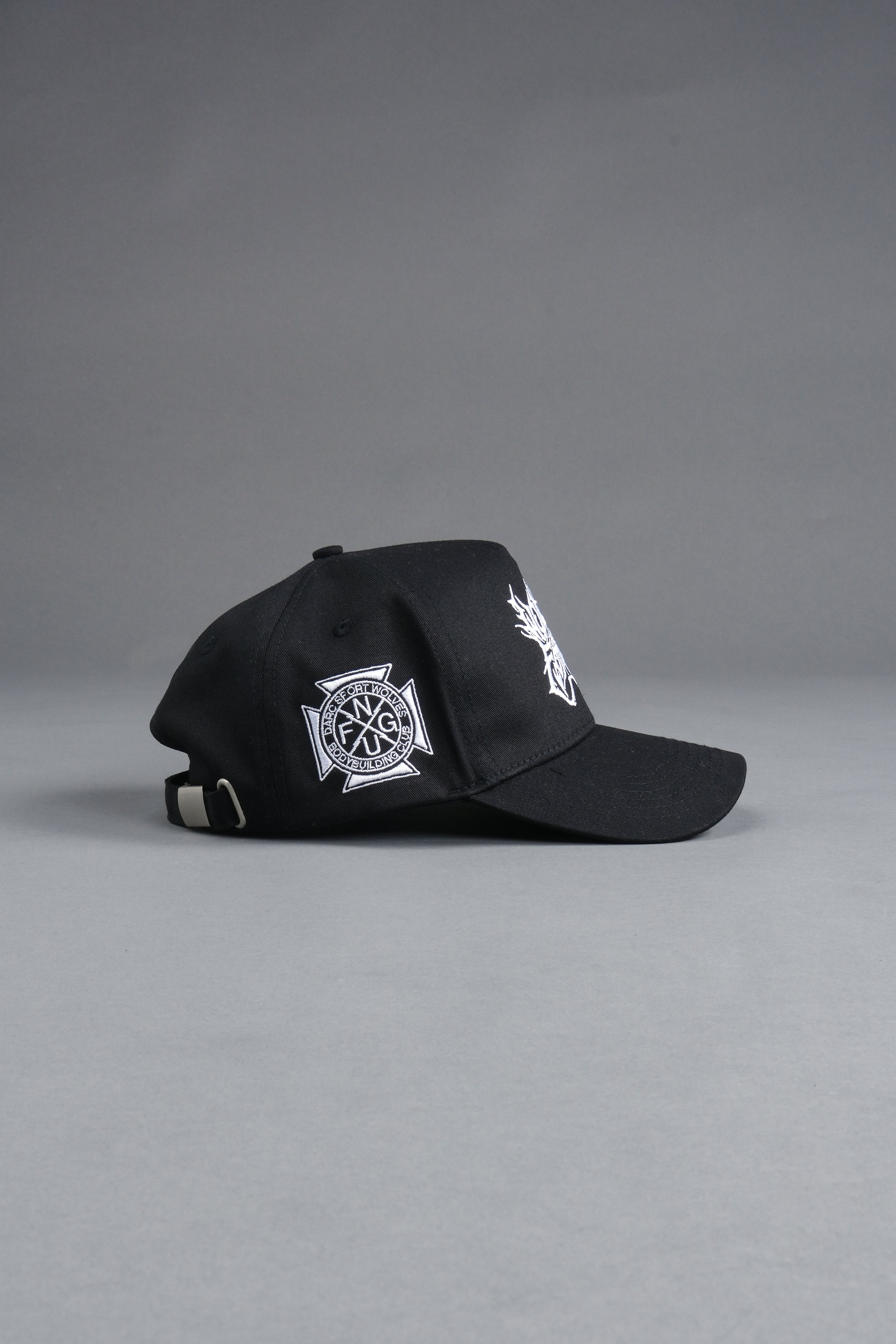 Sheer Loyalty 5 Panel Hat in Black