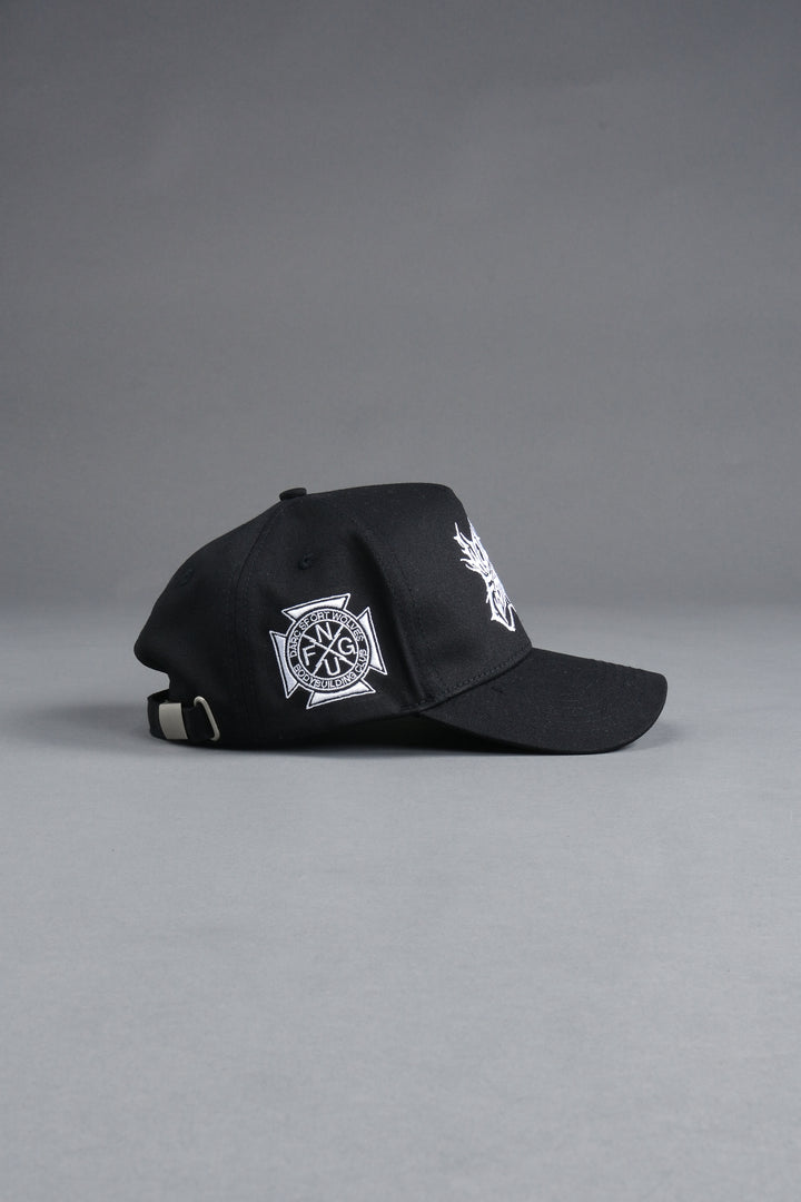 Sheer Loyalty 5 Panel Hat in Black