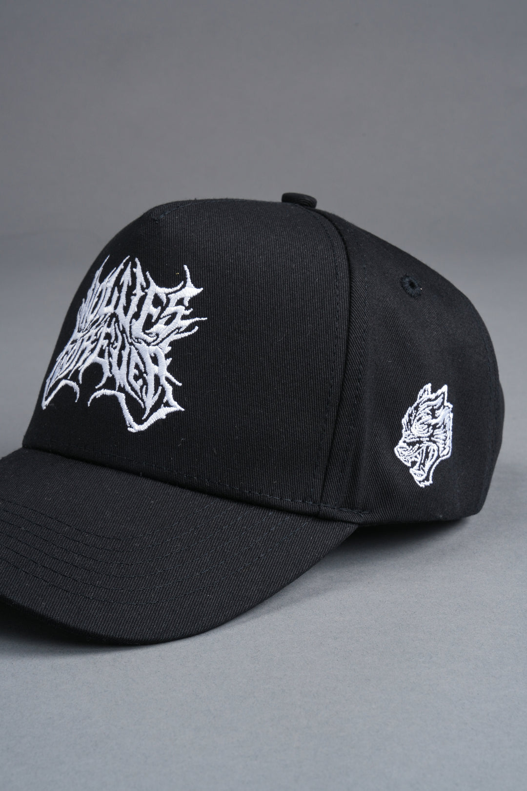 Sheer Loyalty 5 Panel Hat in Black