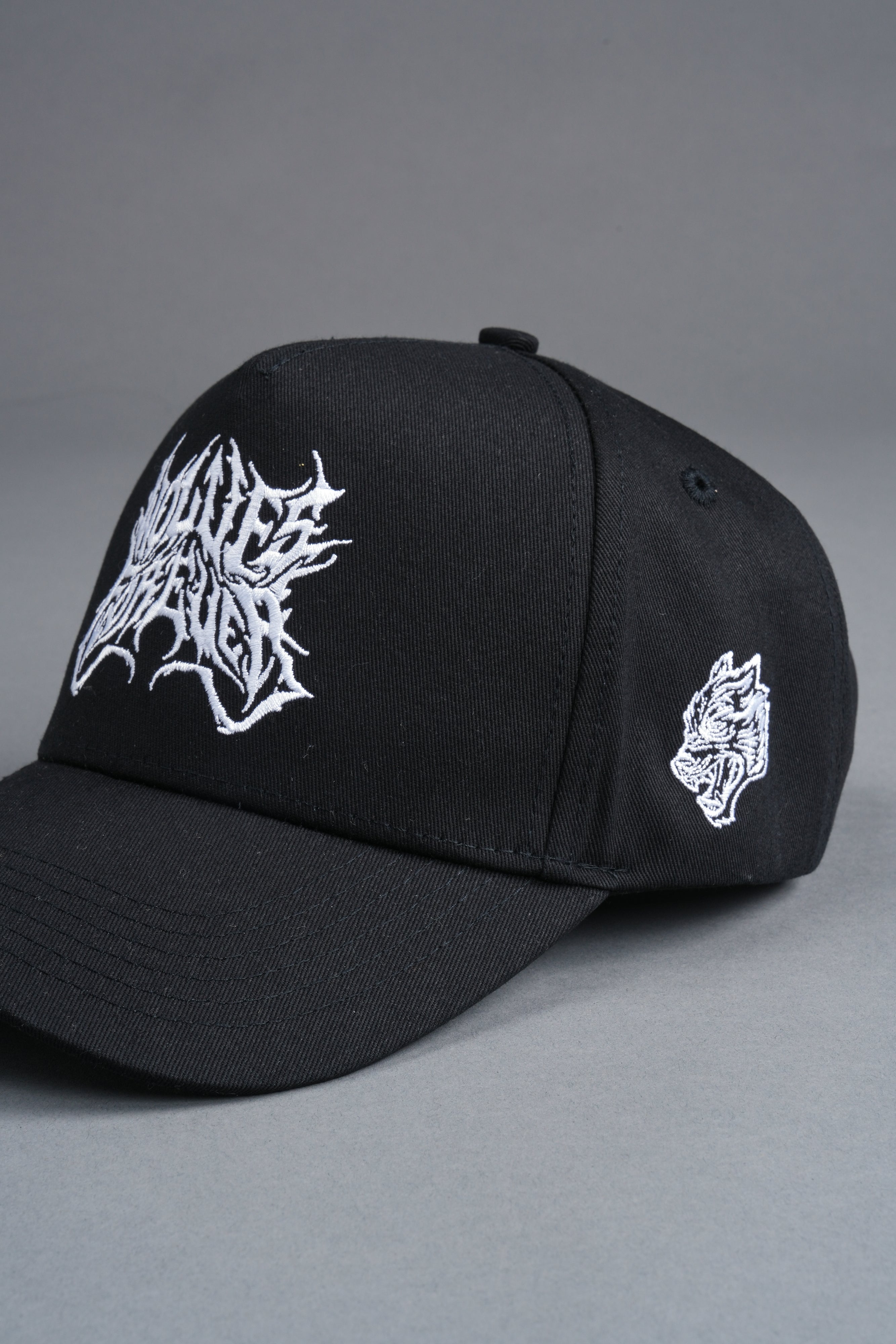 Sheer Loyalty 5 Panel Hat in Black