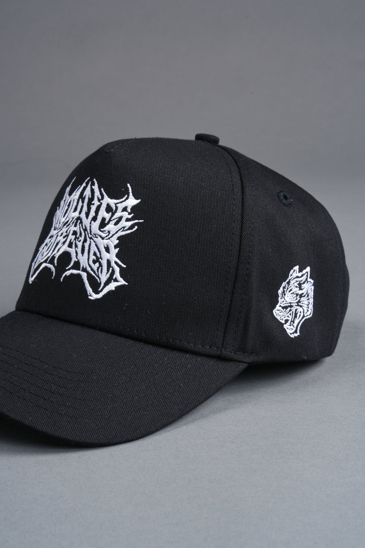 Sheer Loyalty 5 Panel Hat in Black