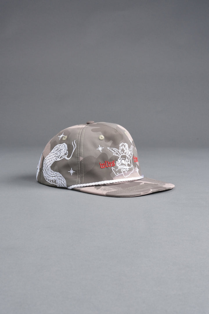 Oni Wolves Paradise Hat in Lush Vintage Woodland Camo