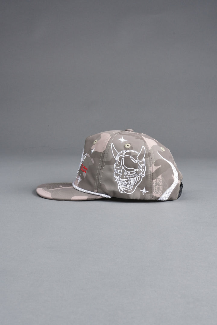 Oni Wolves Paradise Hat in Lush Vintage Woodland Camo