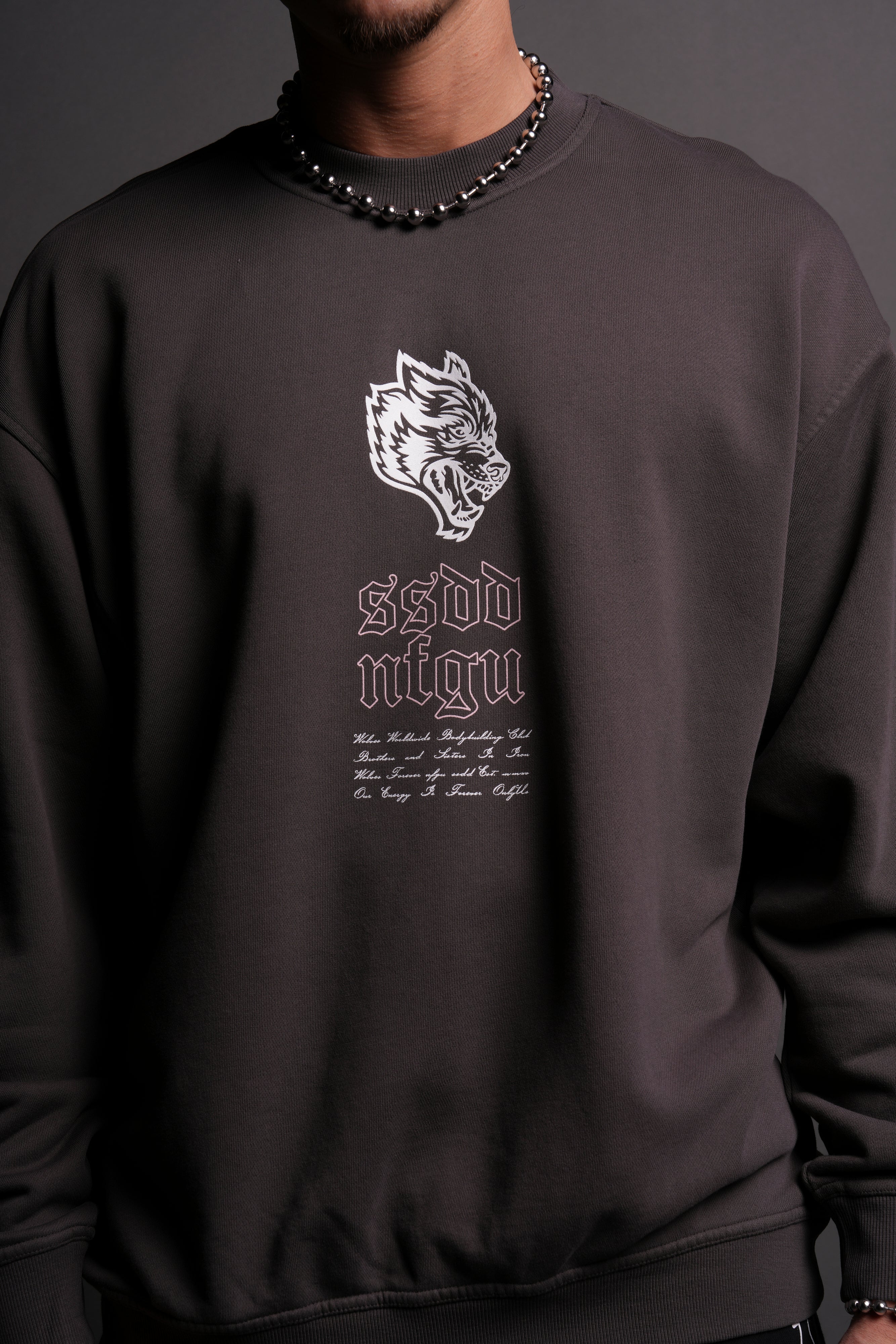 ダルクスポーツ　Alpha Wolf London Crewneck ダルクスポーツ Alpha Wolf London Crewneck