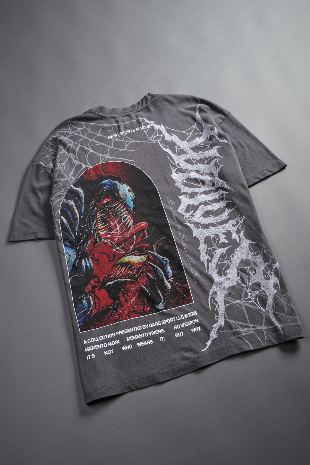Venom Core Premium Oversized Tee in Slate Gray