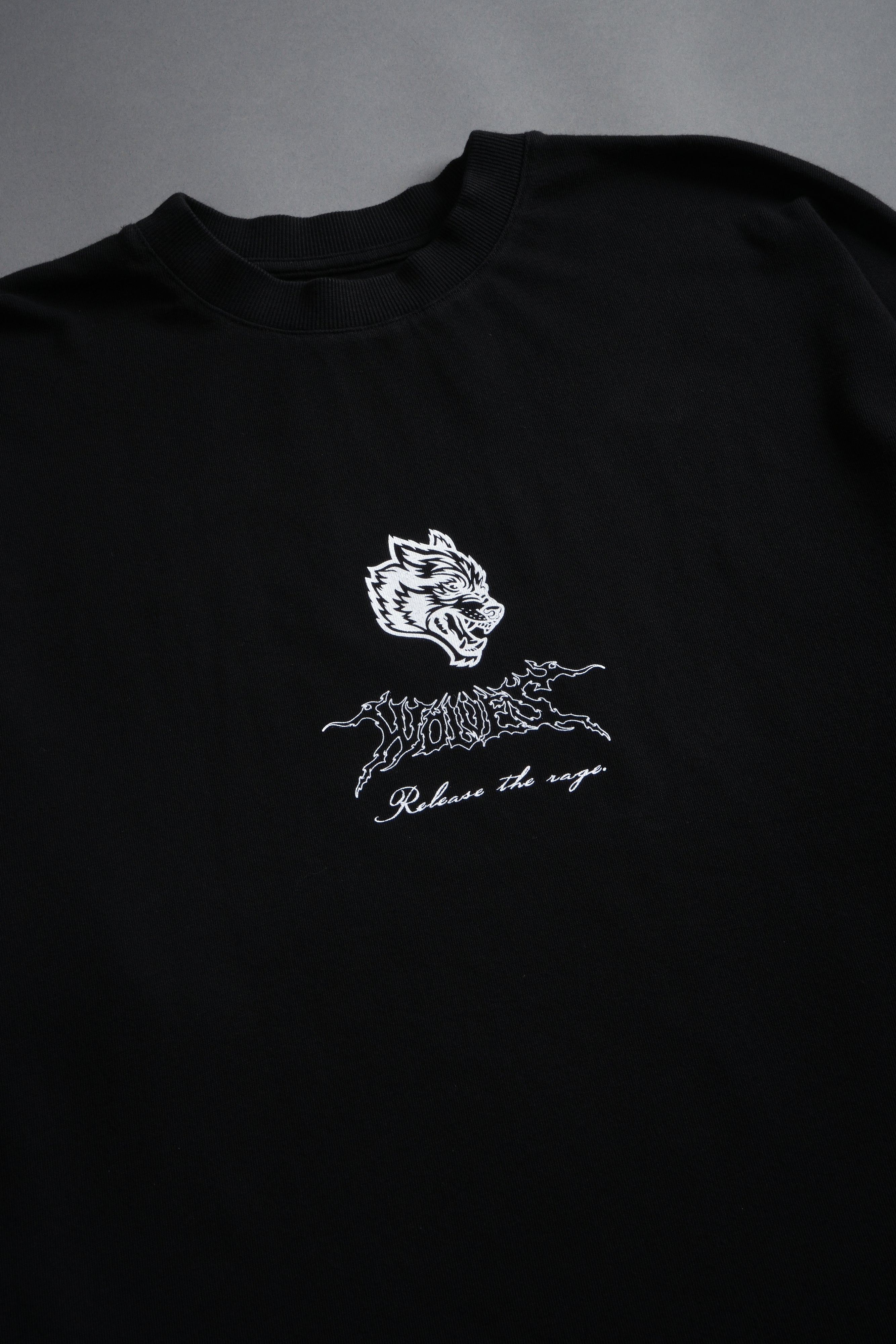 Release The Rage Premium Oversized Tee in Black