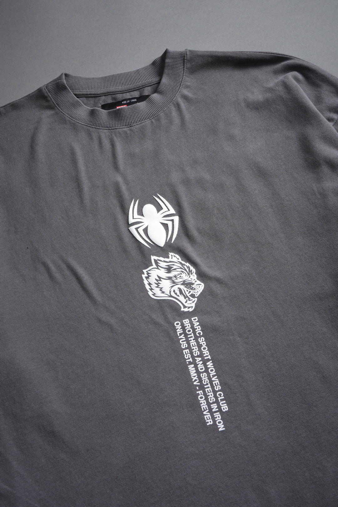 Dark Symbiote Premium Oversized Tee in Slate Gray