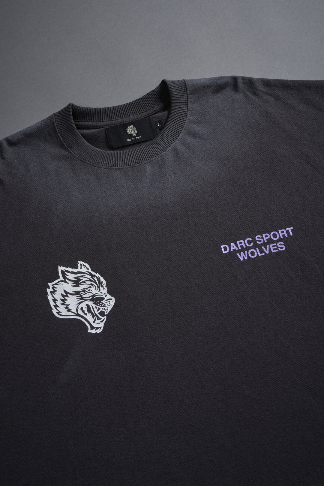 Pegasus Storm Grunge Cut-Off Tee in Wolf Gray Drift Wash