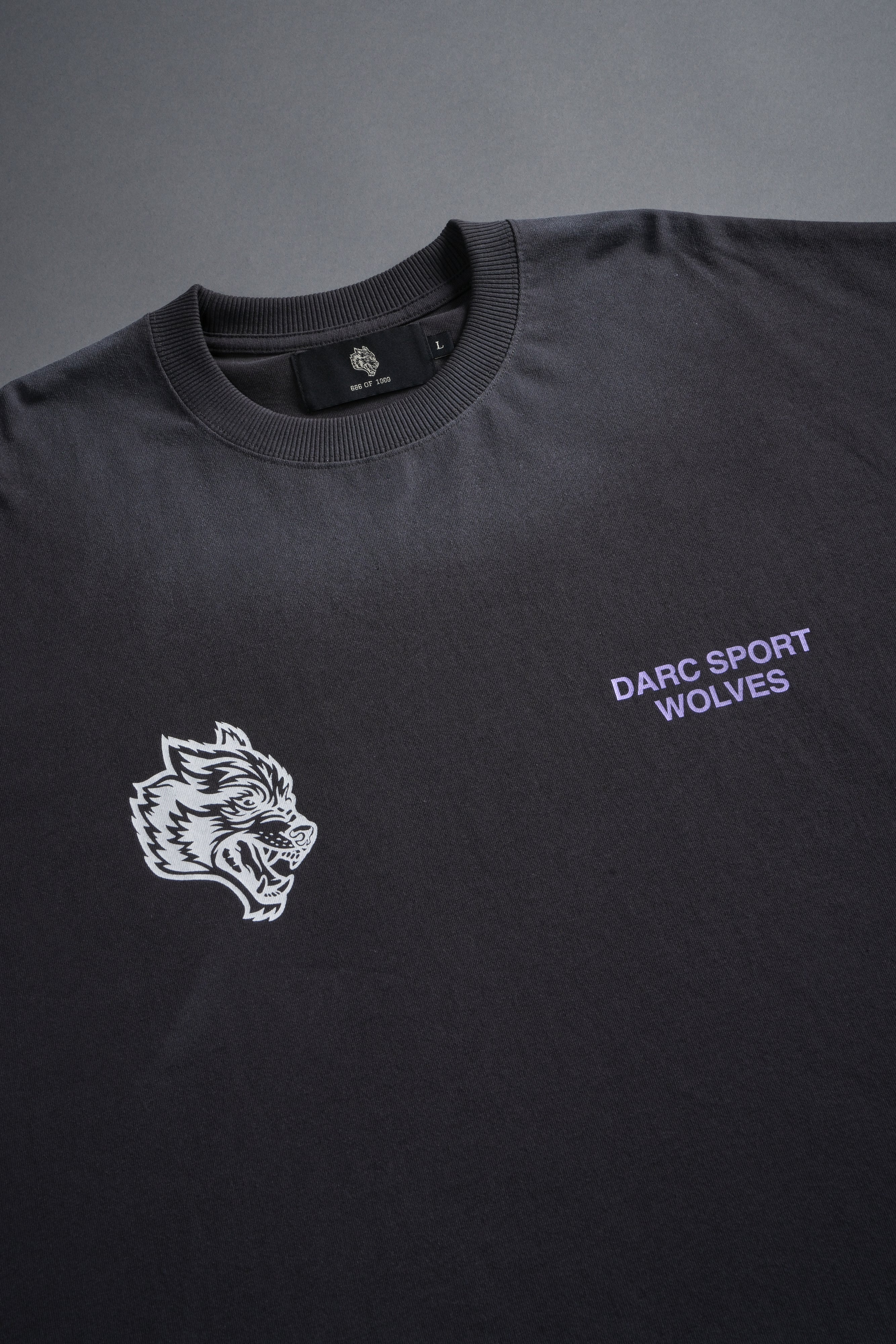 Pegasus Storm Grunge Cut-Off Tee in Wolf Gray Drift Wash