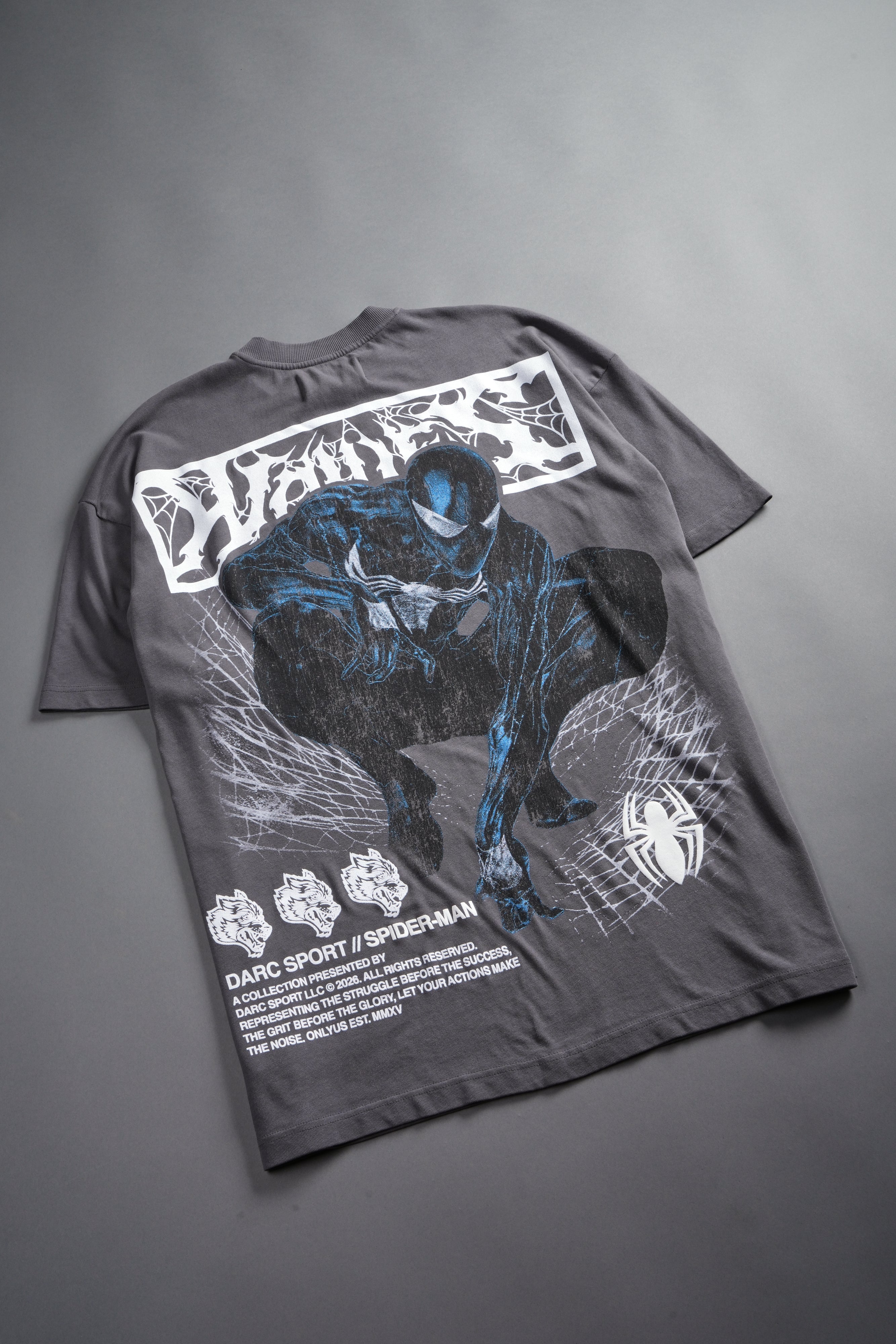 Dark Symbiote Premium Oversized Tee in Slate Gray