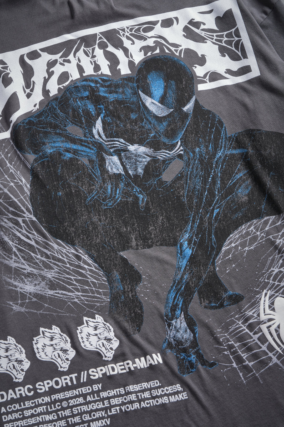 Dark Symbiote Premium Oversized Tee in Slate Gray