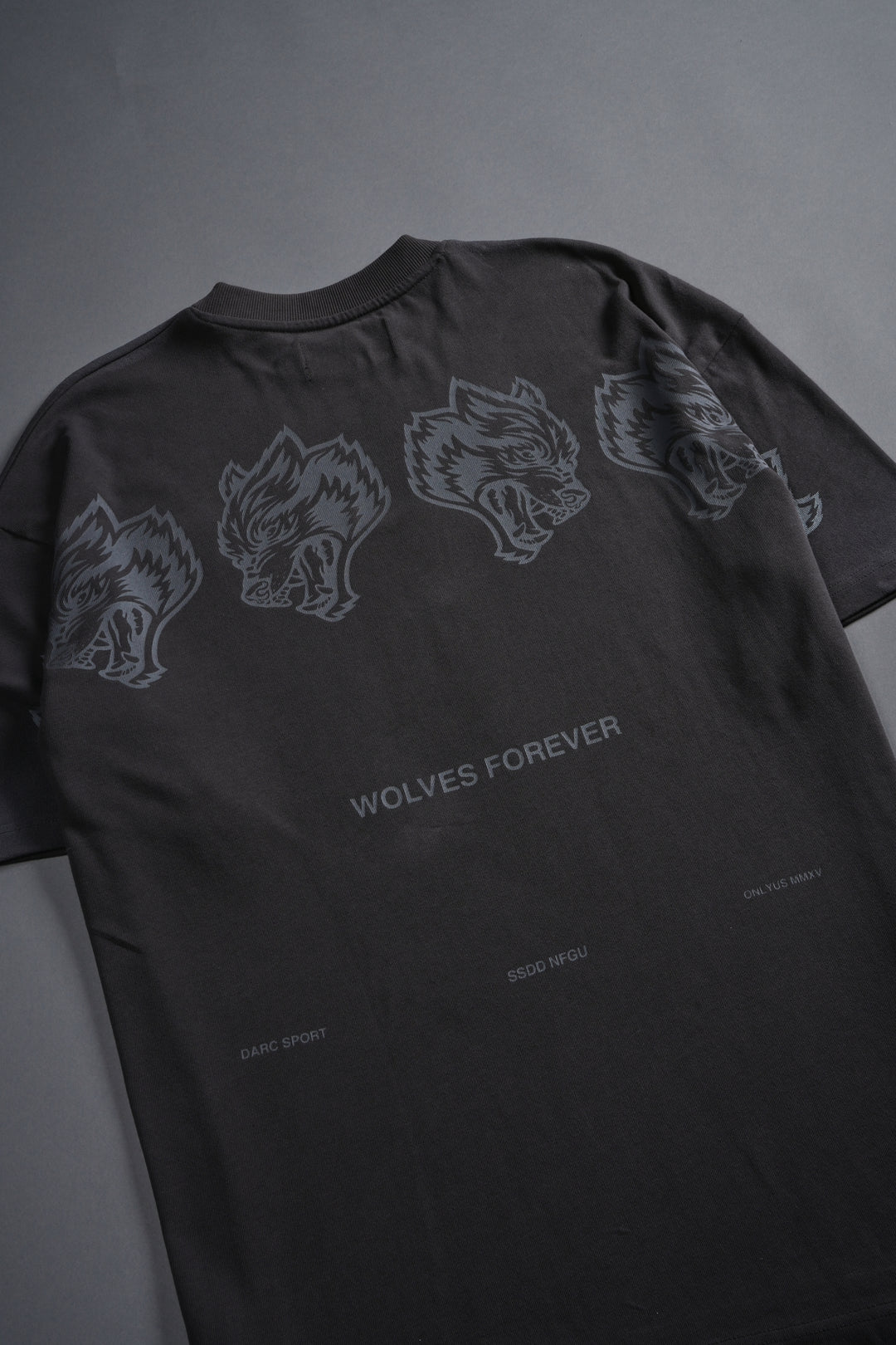Wolves Have Your Back Unisex "Premium" Oversized Tee in Wolf Gray Drift Wash