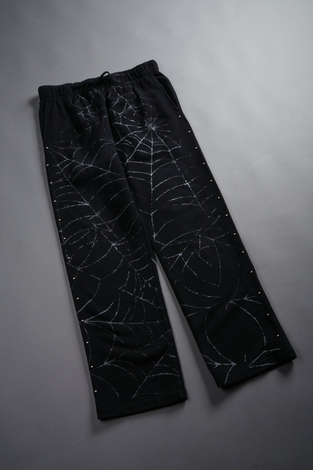 Stud Web Bigelow Sweat Pants in Black Sun Fade