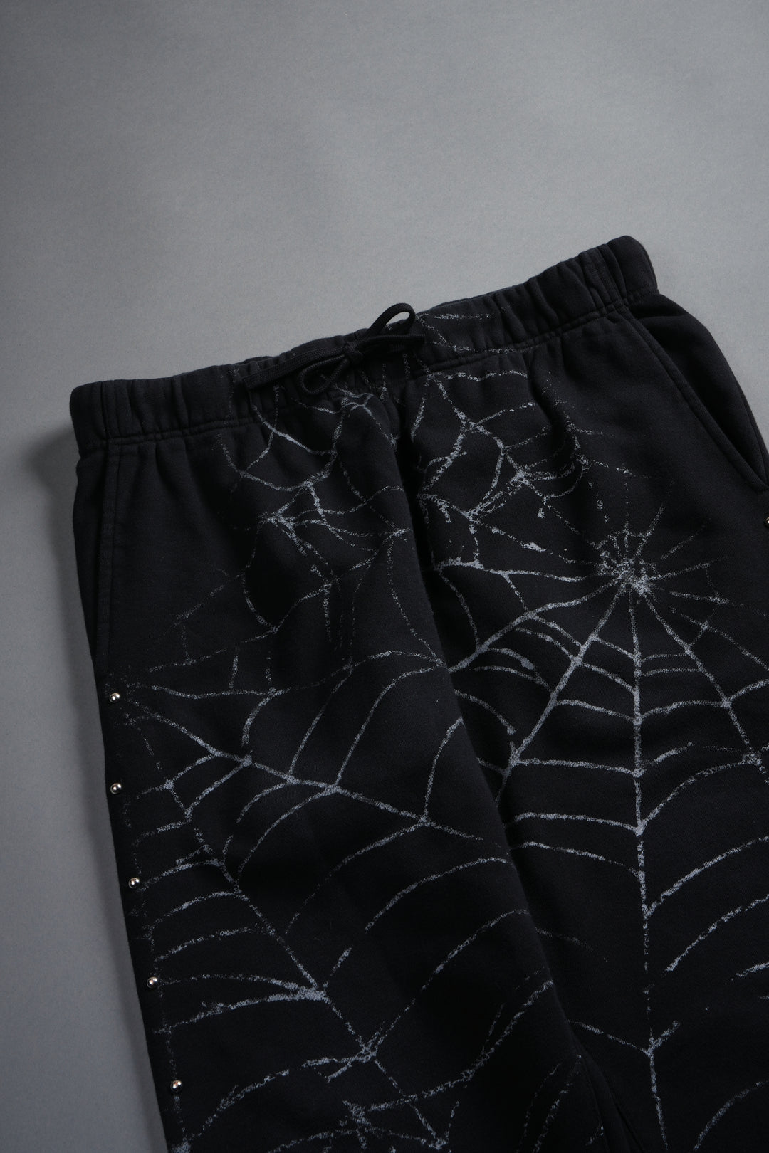 Stud Web Bigelow Sweat Pants in Black Sun Fade