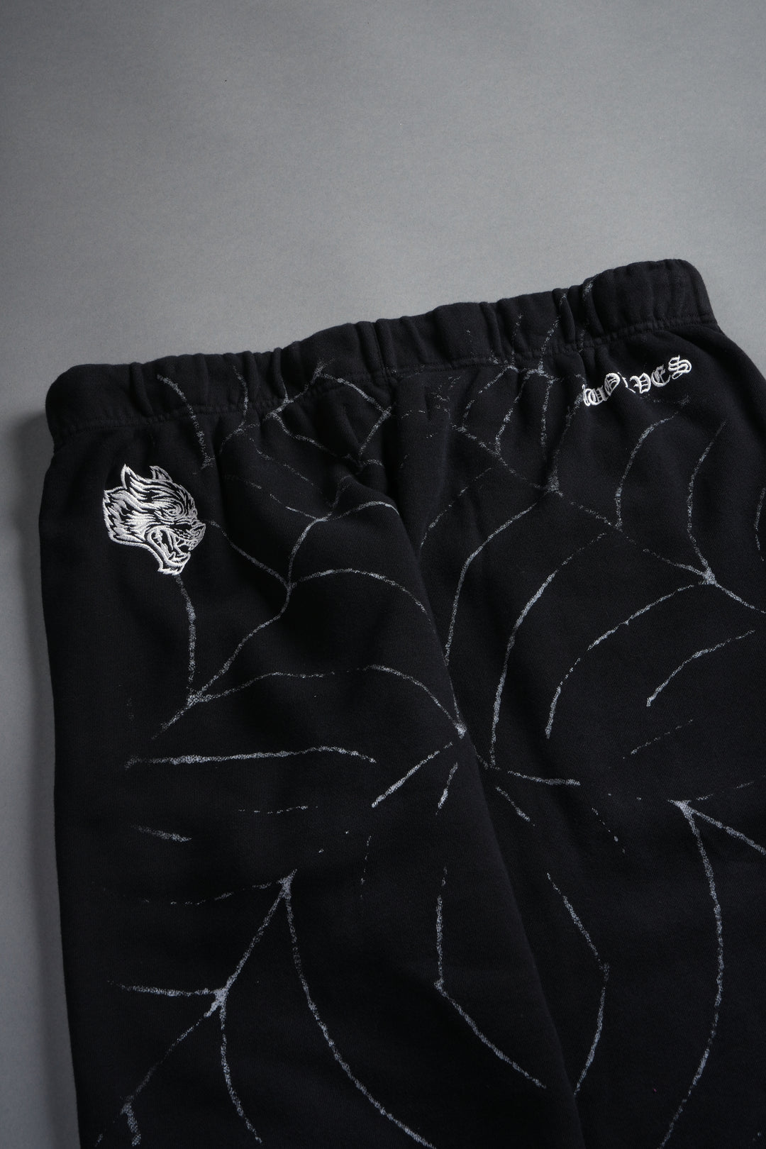 Stud Web Bigelow Sweat Pants in Black Sun Fade