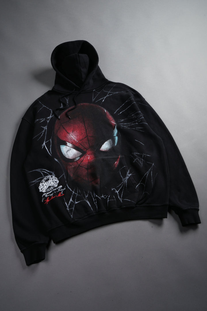 Web Of Darkness Bishop Hoodie in Black