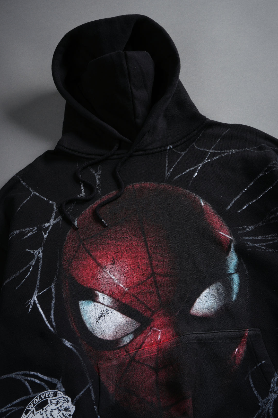 Web Of Darkness Bishop Hoodie in Black