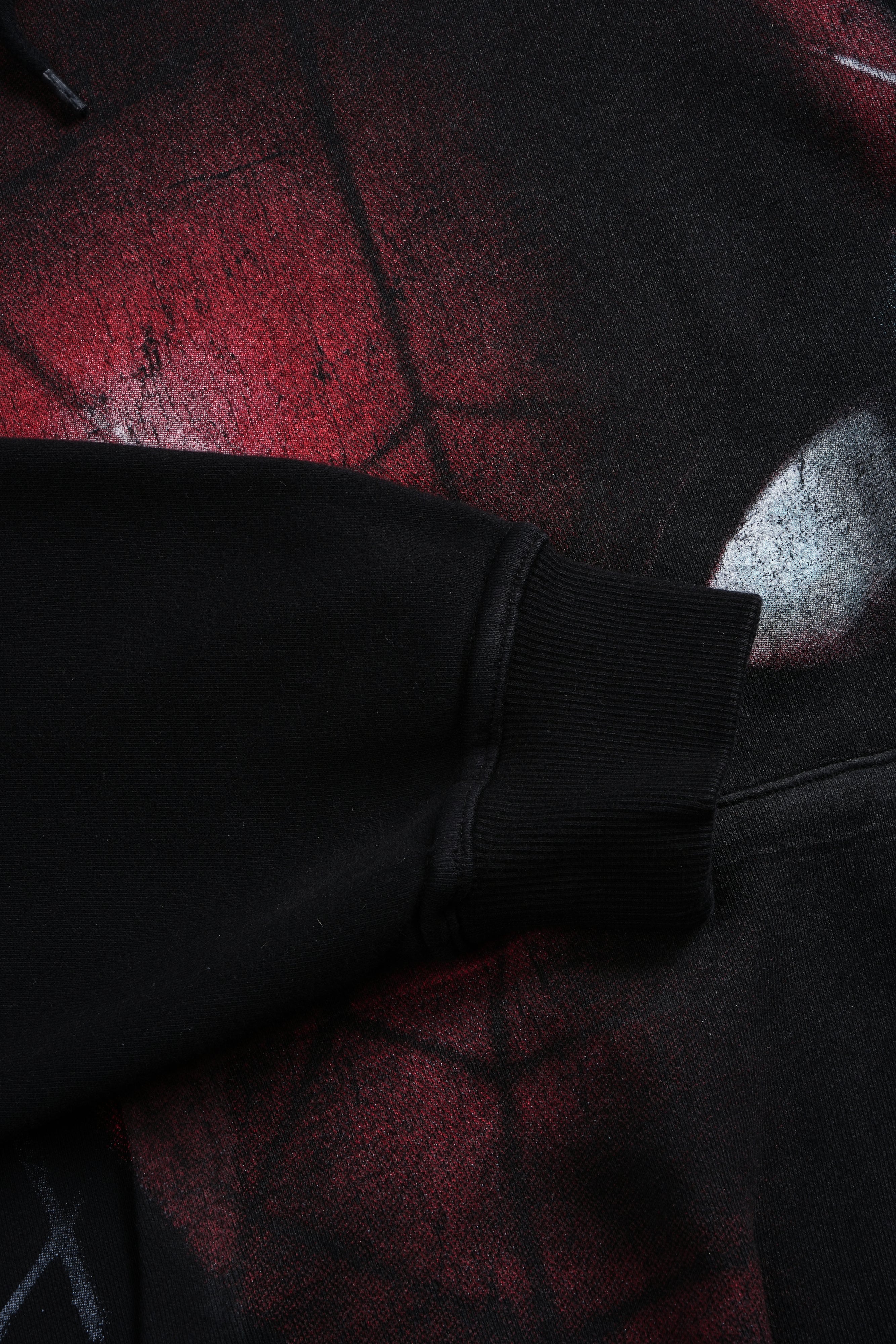 Web Of Darkness Bishop Hoodie in Black