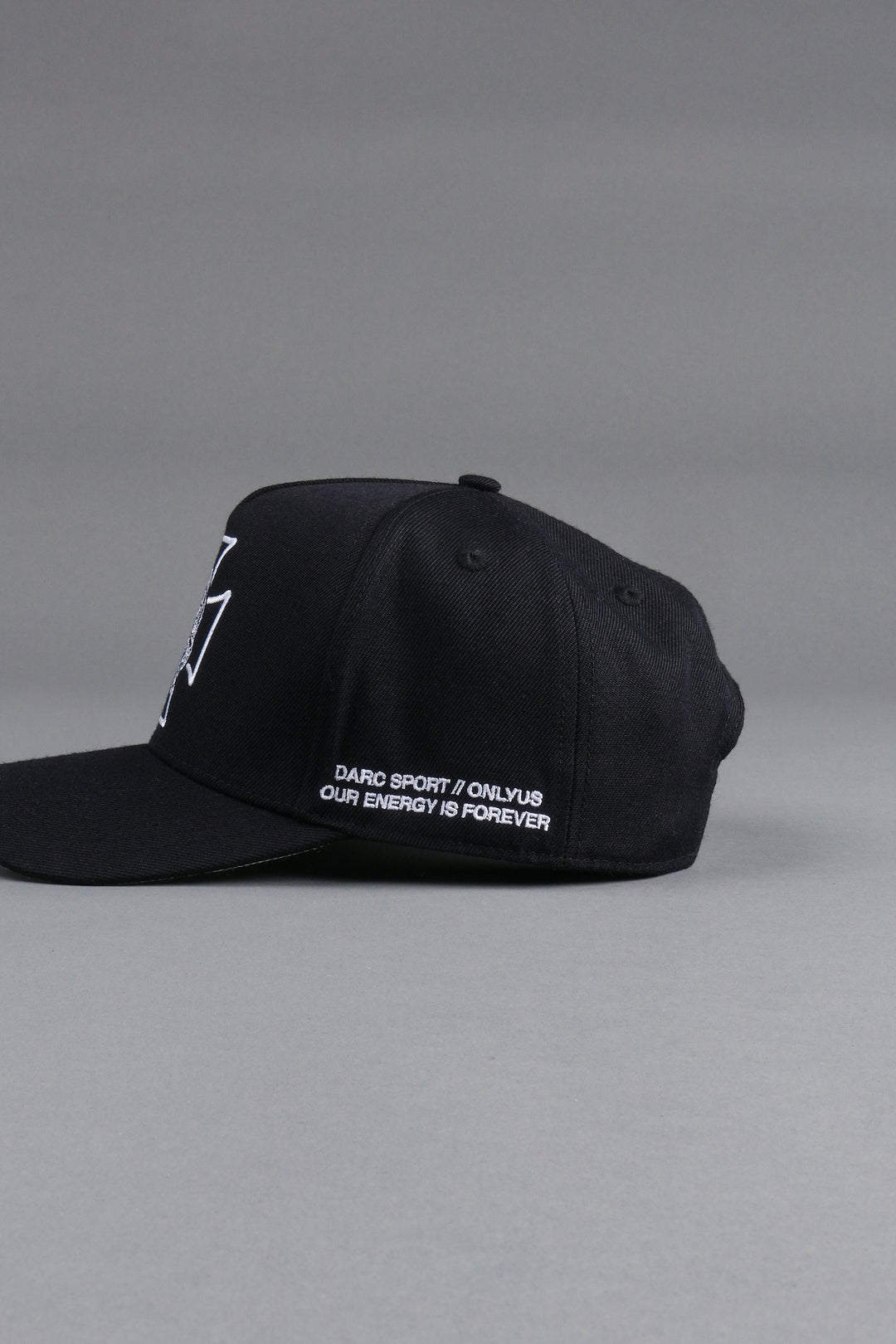 Wolf Iron Cross A Frame Snapback in Black
