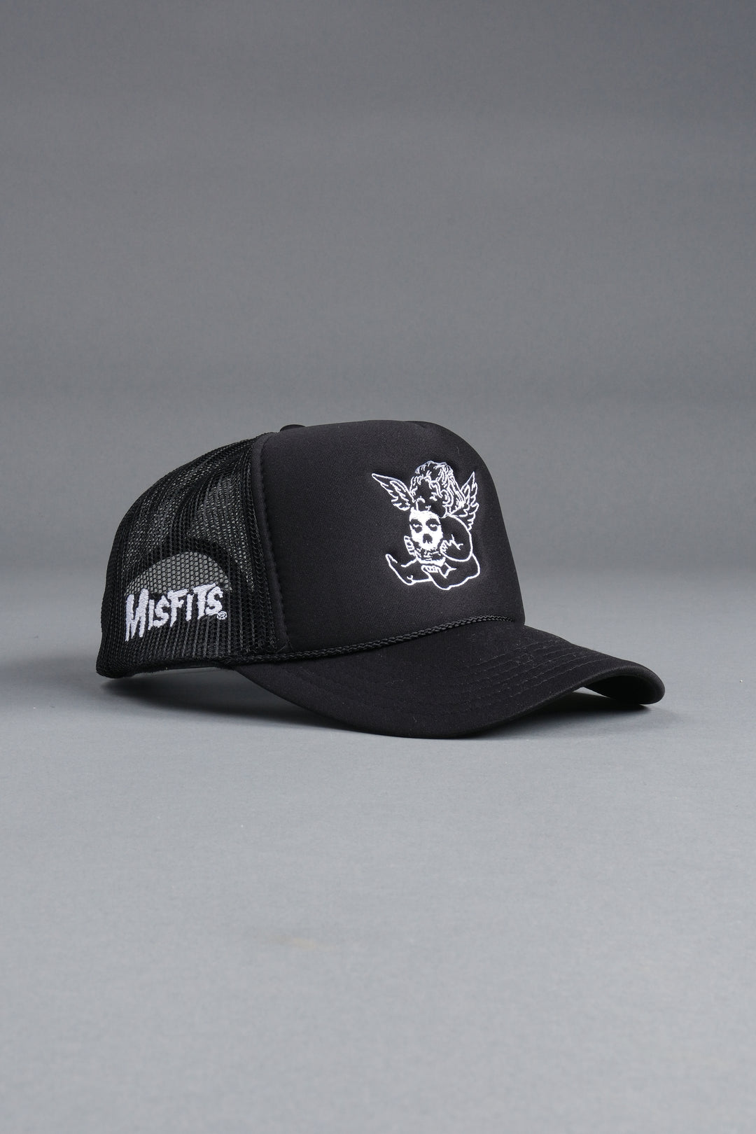 Cherub And Fiend Trucker Hat in Black