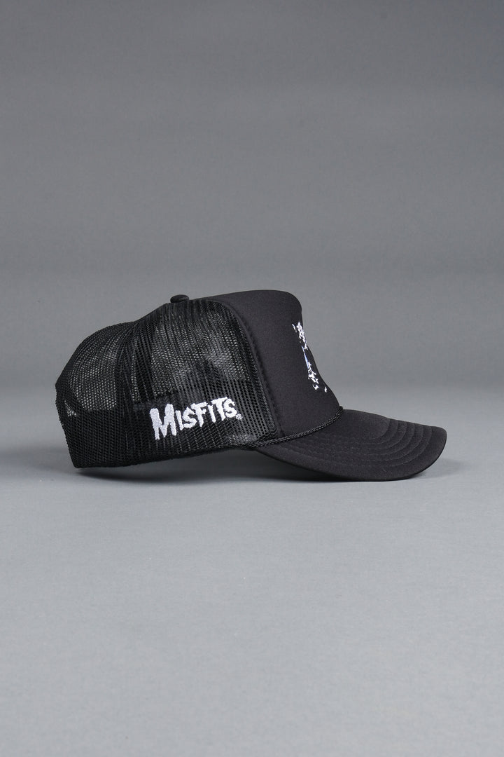 Cherub And Fiend Trucker Hat in Black