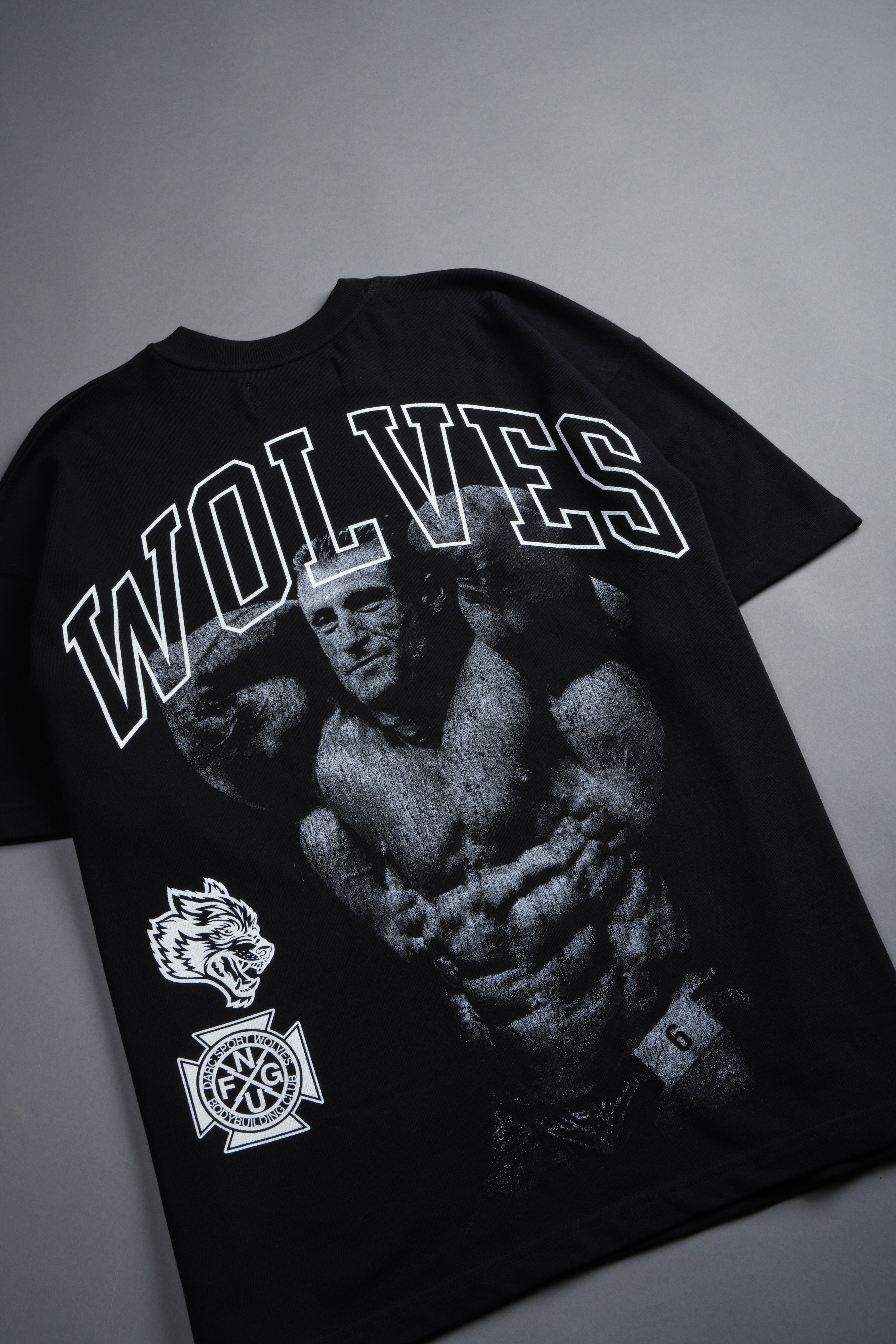 Dorian Premium Oversized Tee in Black