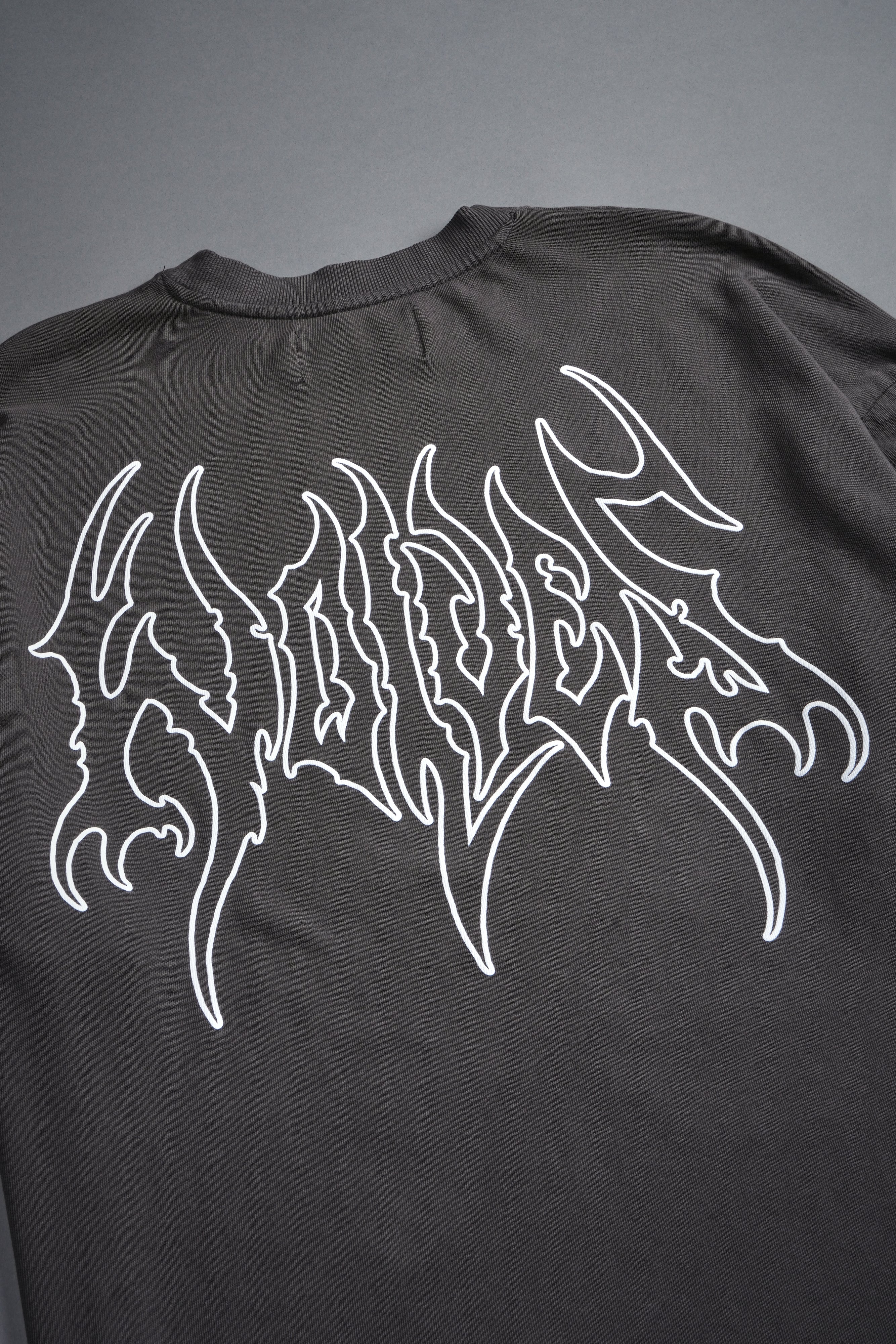 Eduarda Premium Oversized Tee in Wolf Gray