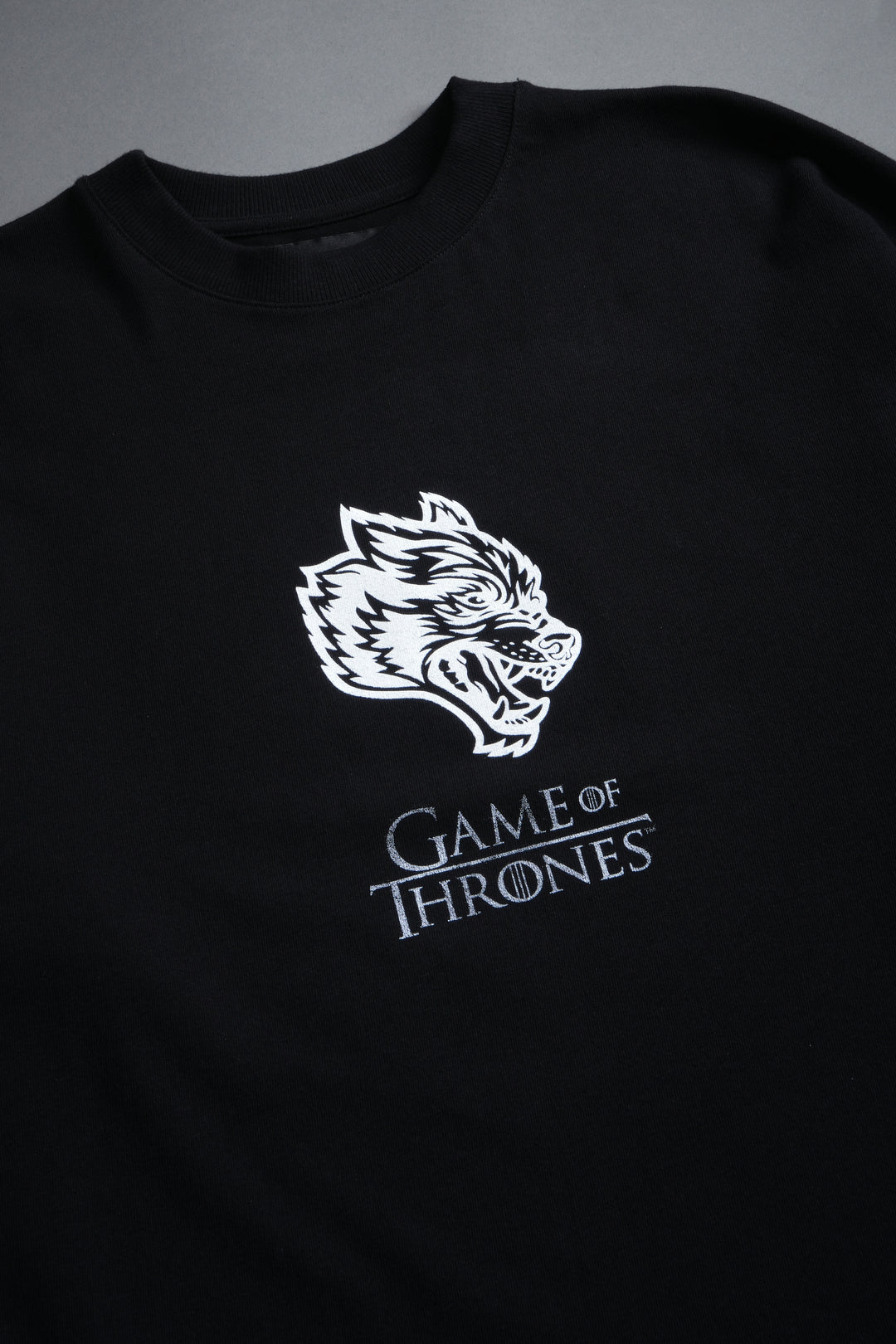 Iron Wolf Premium Oversized Tee in Black