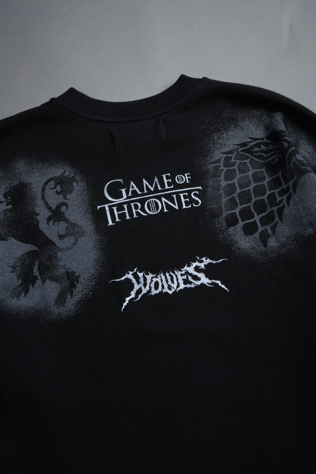 Iron Wolf Premium Oversized Tee in Black