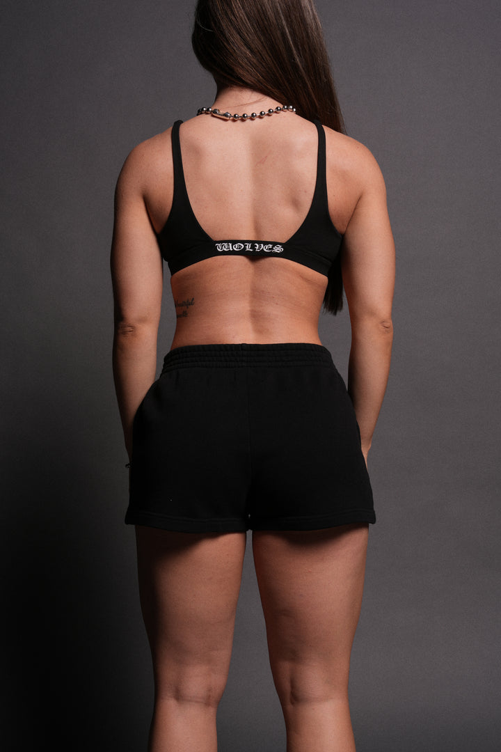 Memento Amore Ellie Sweat Shorts in Black