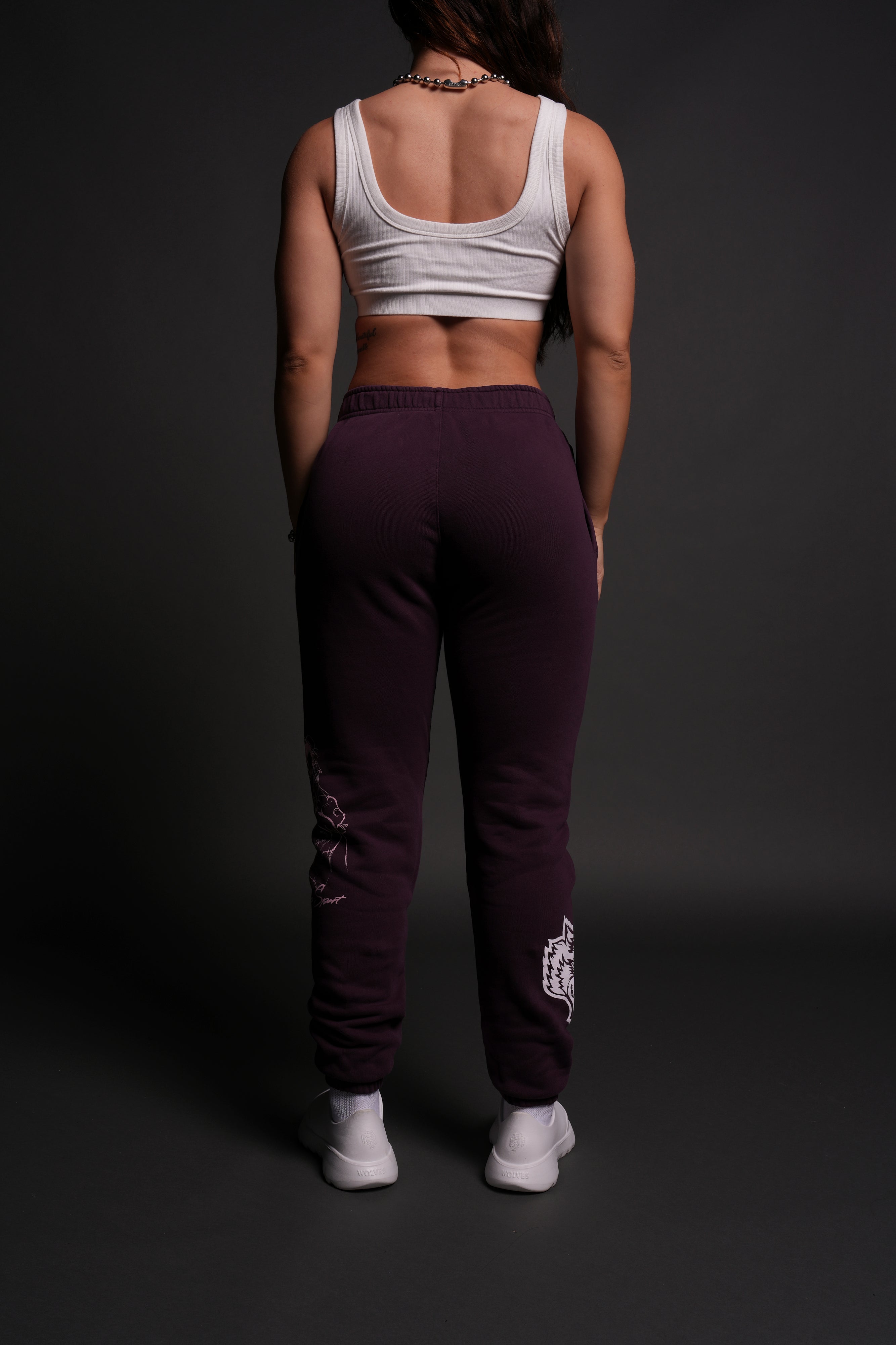 No Match She Post Lounge Sweats in Storm Purple